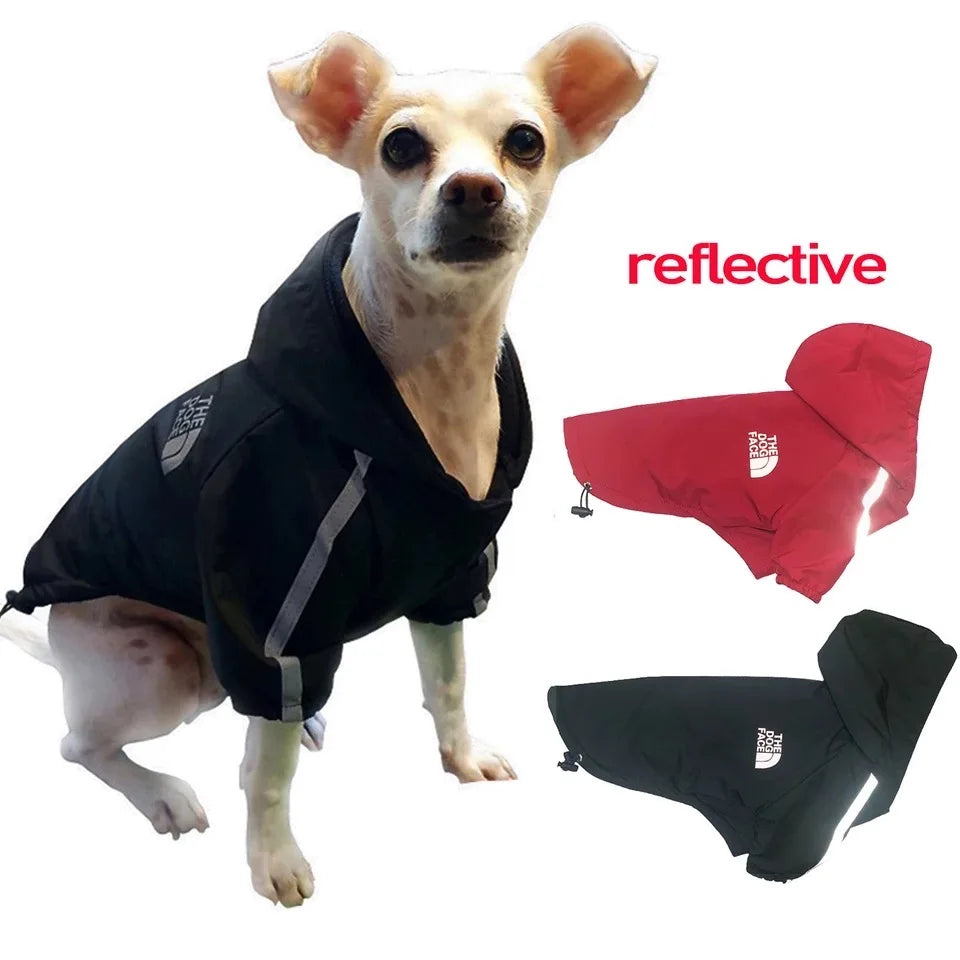 The Dog Face Hoodie for Dogs Cats Waterproof