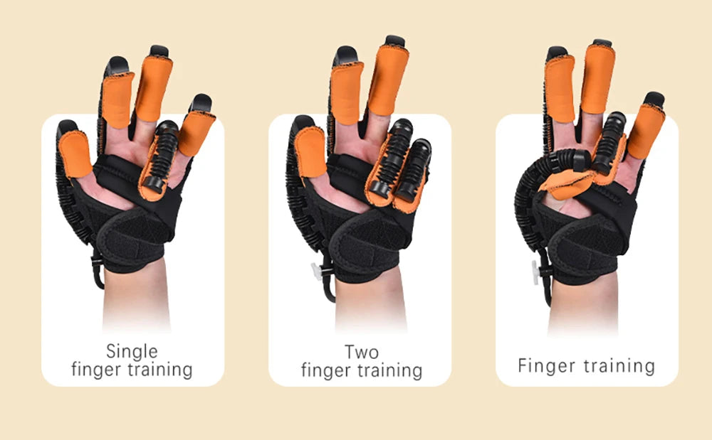 Portable Rehabilitation Robot Gloves Finger Hand Exerciser