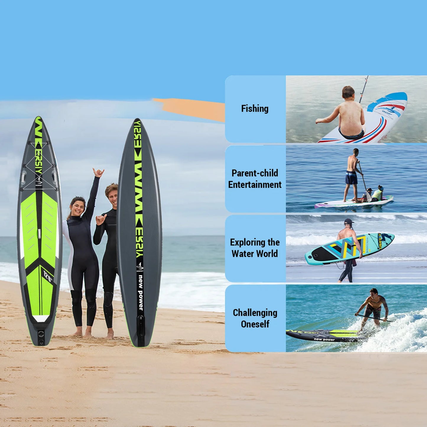 Inflatable Stand Up Paddle Board Non-Slip