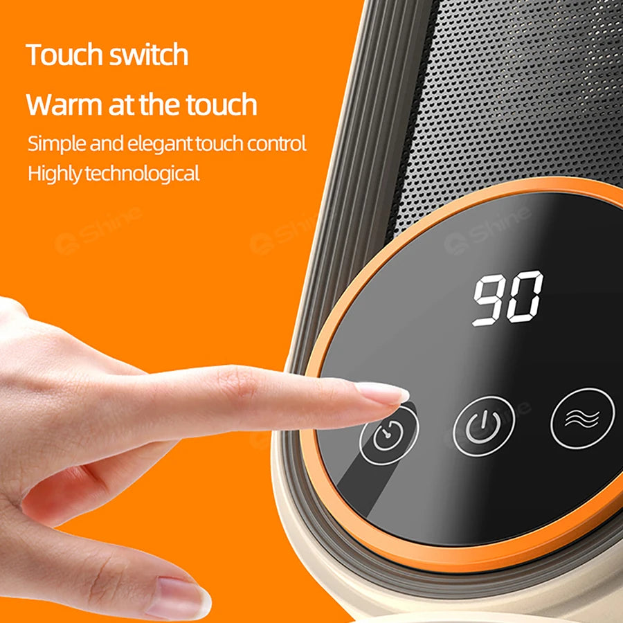 1200W Touch Screen Space Heater with Remote Control and Timing