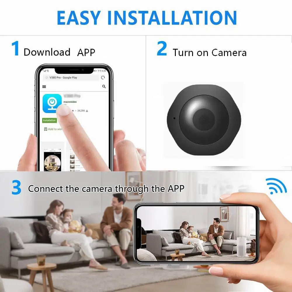 Wifi Mini Camera 1080p HD Wireless Smart Home