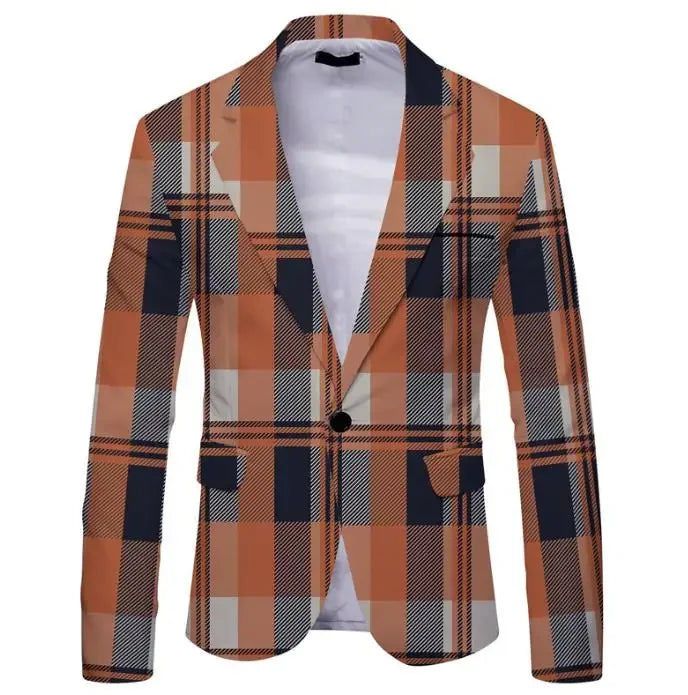 Casual Long Sleeve Slim Fit Suit Jacket