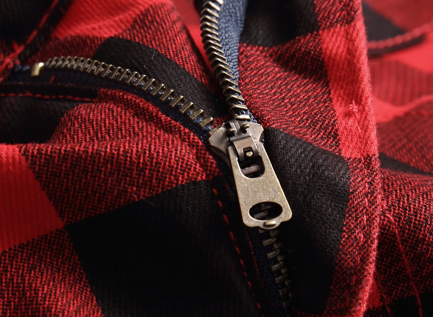 British Style Red Plaid Jeans for Men