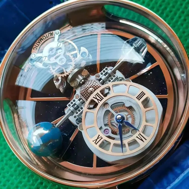 Transparent Design Celestial Quartz Men's Watch