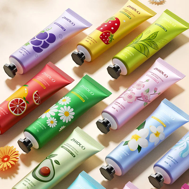 10pcs Fruit and Flower Fragrance Moisturizing Skin Care Products