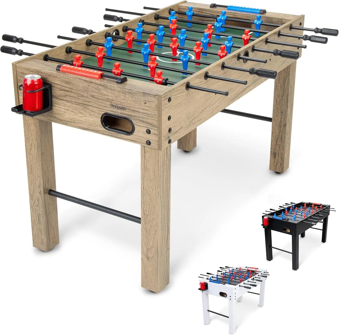 Game Room Size Foosball Table - Includes 4 Balls and 2 Cup Holders