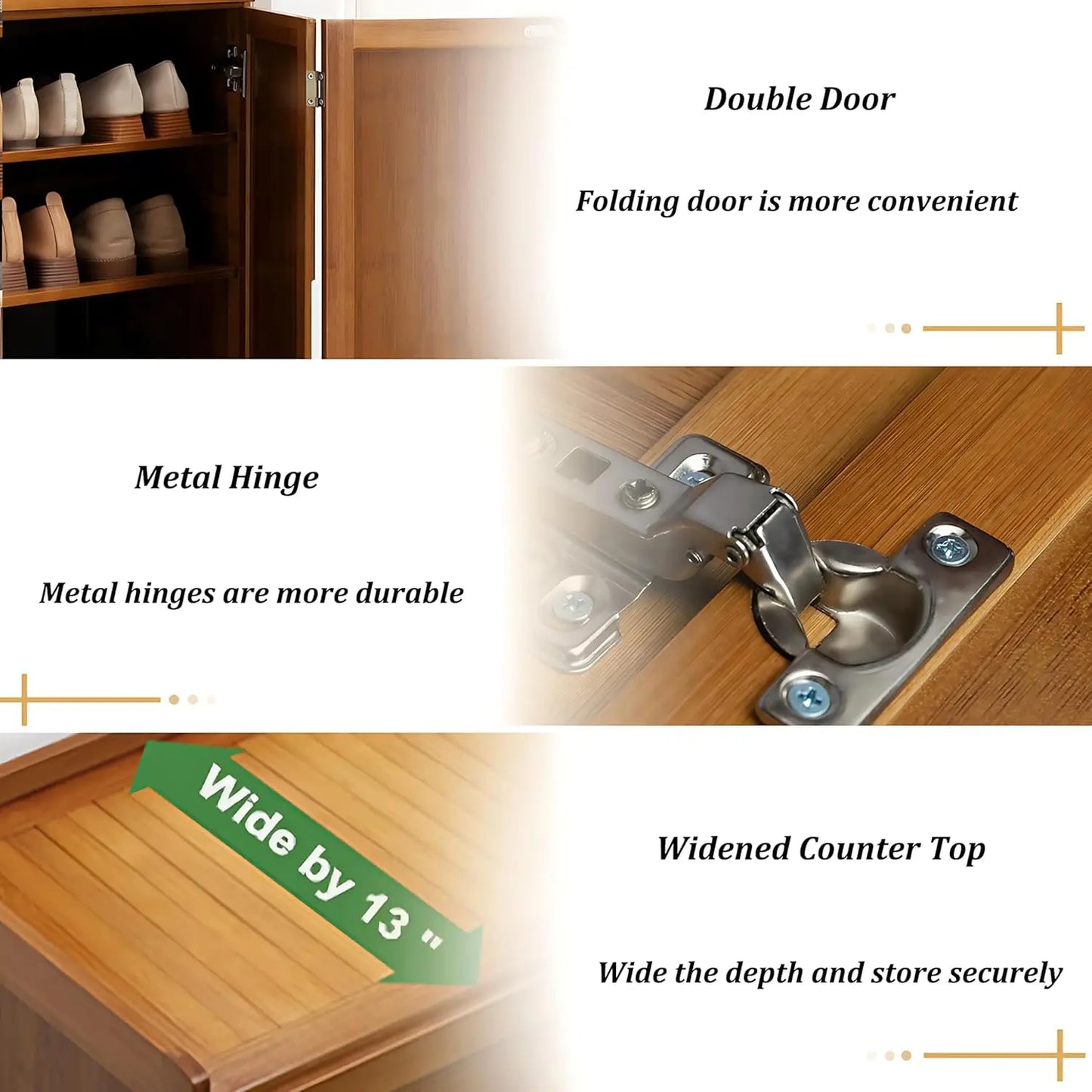 7-Tier Shoe Storage Cabinet with Drawer