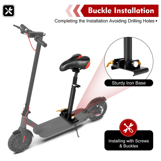 Electric Scooter Seat Folding Adjustable Height