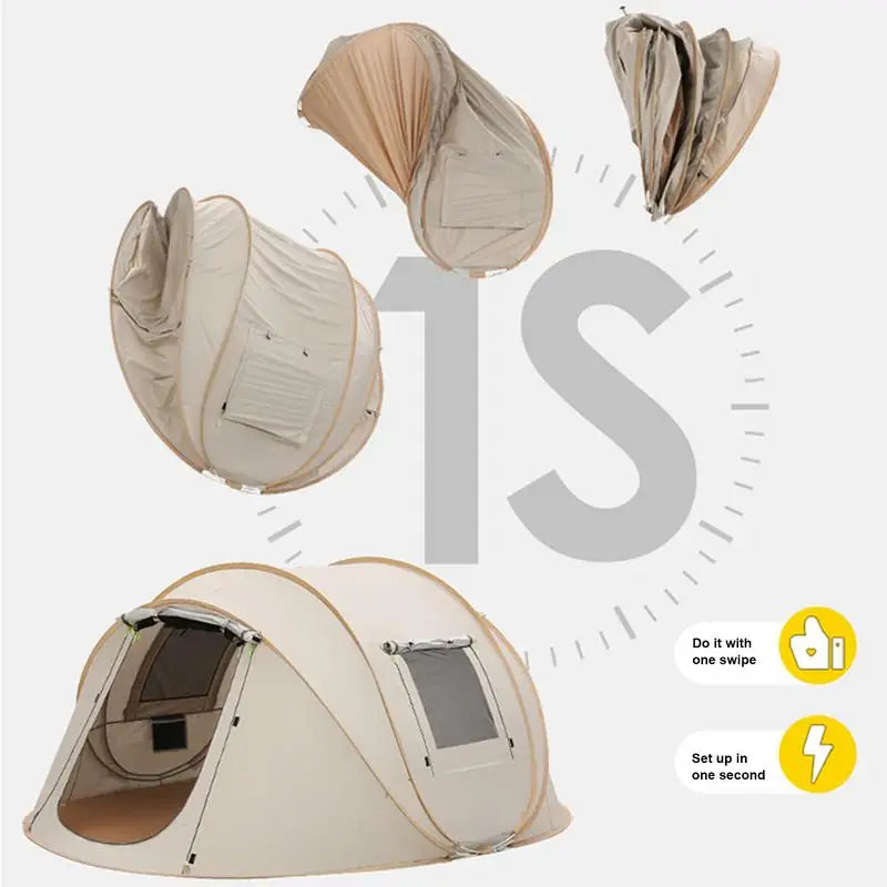 2 Person Automatic Pop Up Tent Quick Set Up