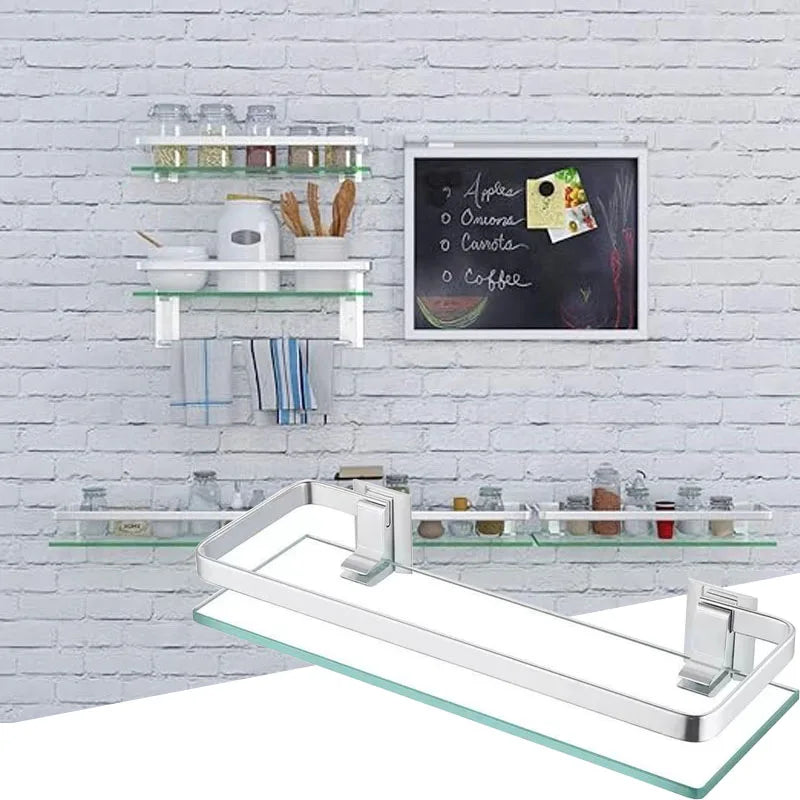 Glass Shelf Storage Shower Organizer