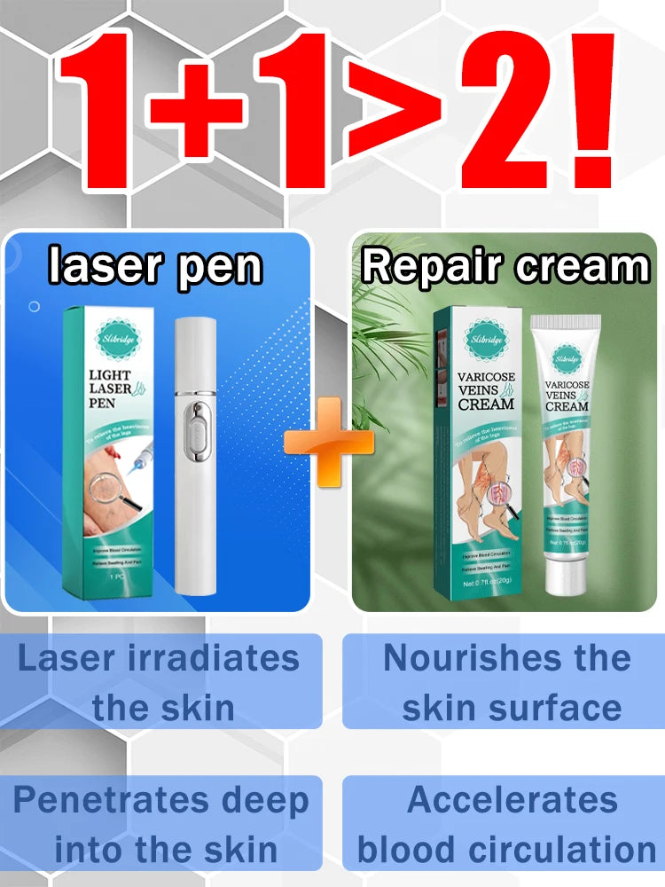 Laser leg vein repair