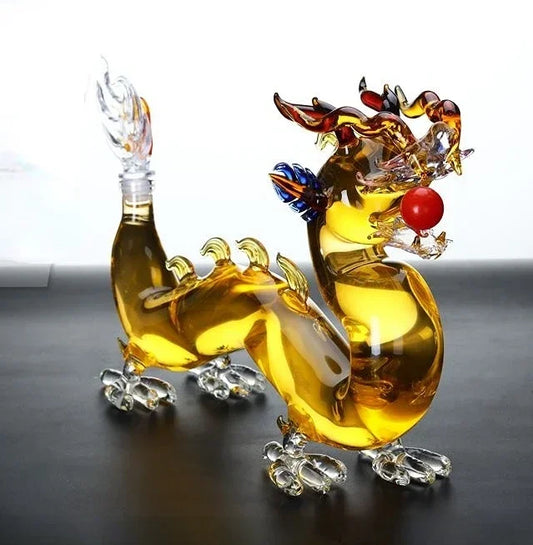 Whiskey Decanter Dragon Shaped Design