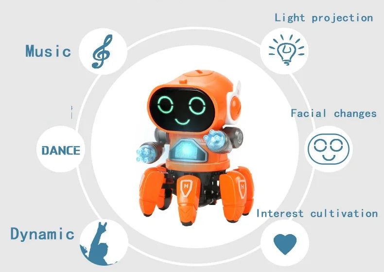 Electronic Pets Robots Dog Toy Music Dance Walk