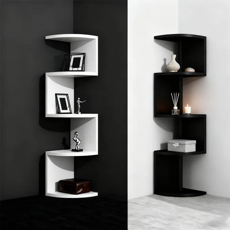 Multi-layer Modern Corner Shelf