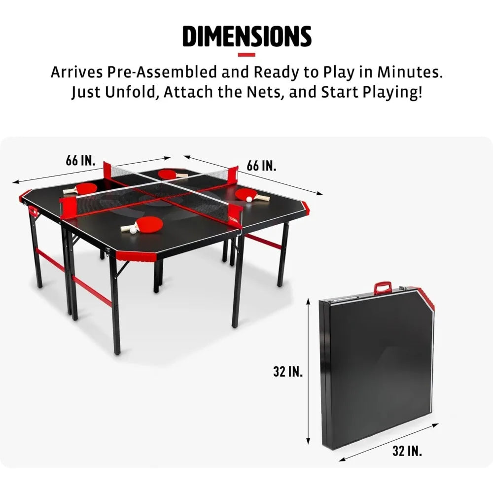 Sports Hyper Pong 4-Way Table Tennis
