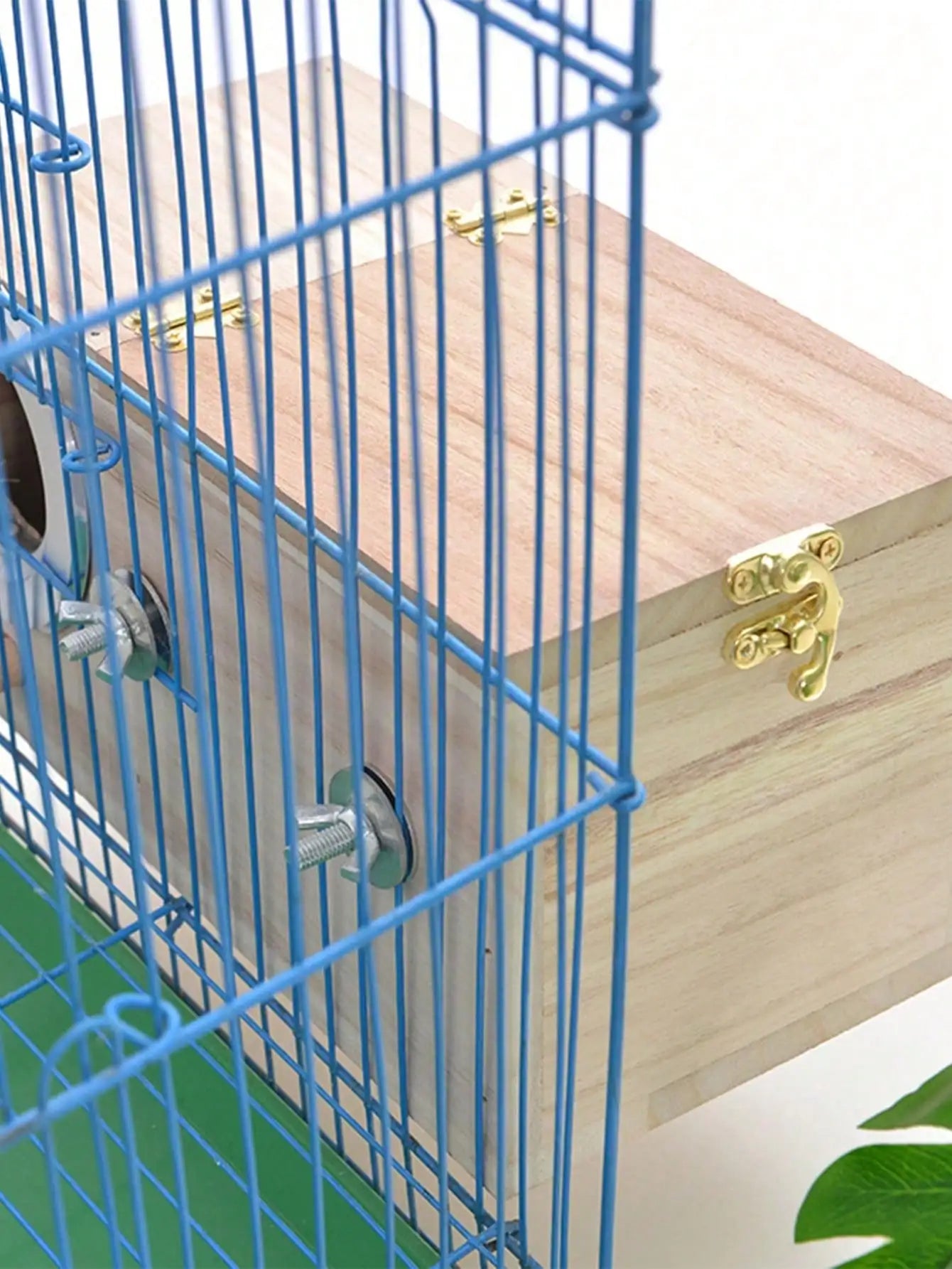 Parakeet Box Bird House Wood