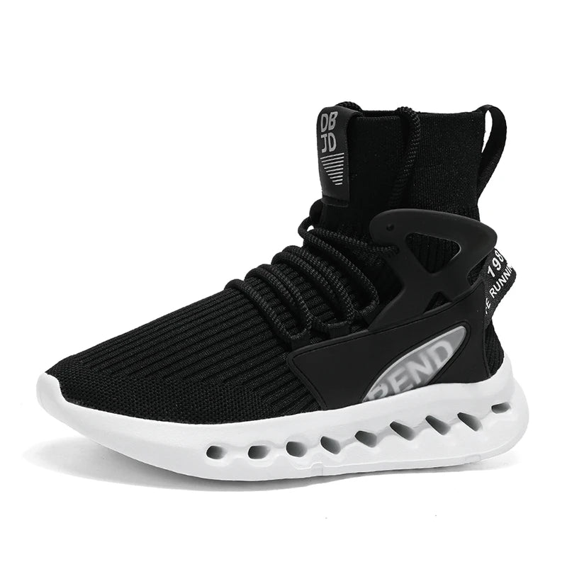 Running Shoes Men Thick Bottom Cushioning Mesh Breathable
