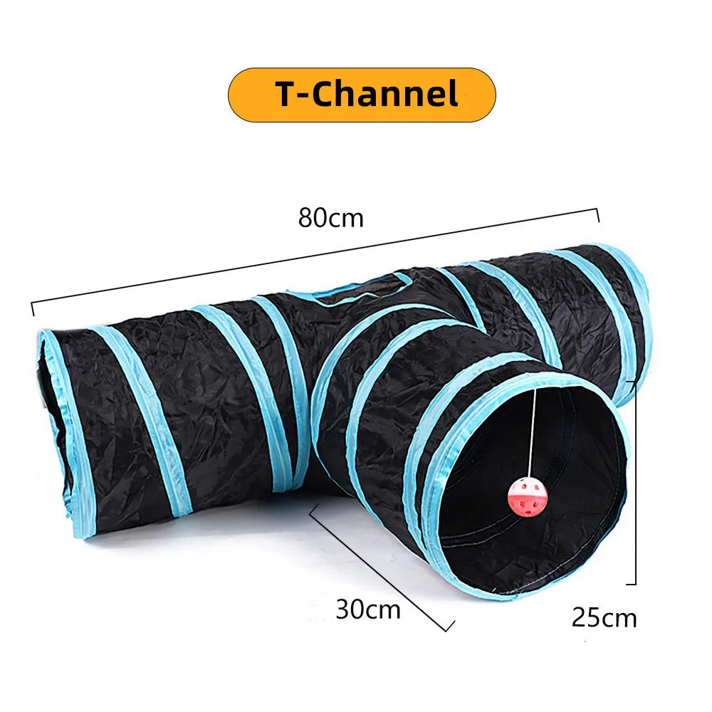 Foldable Cat Tunnel Breathable