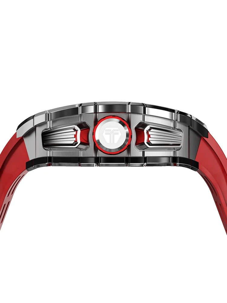 Waterproof Quartz Chronograph Rectangle Wristwatch