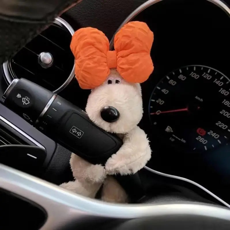 Puppy Plush Car Wiper Turn Signal Decoration