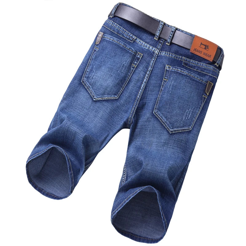 Stretch Black Blue Fashion Design Men's Shorts