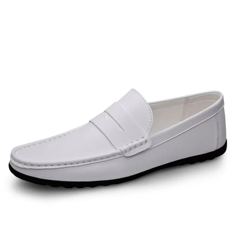 Soft Men Loafers Slip On Leather Casual Shoes