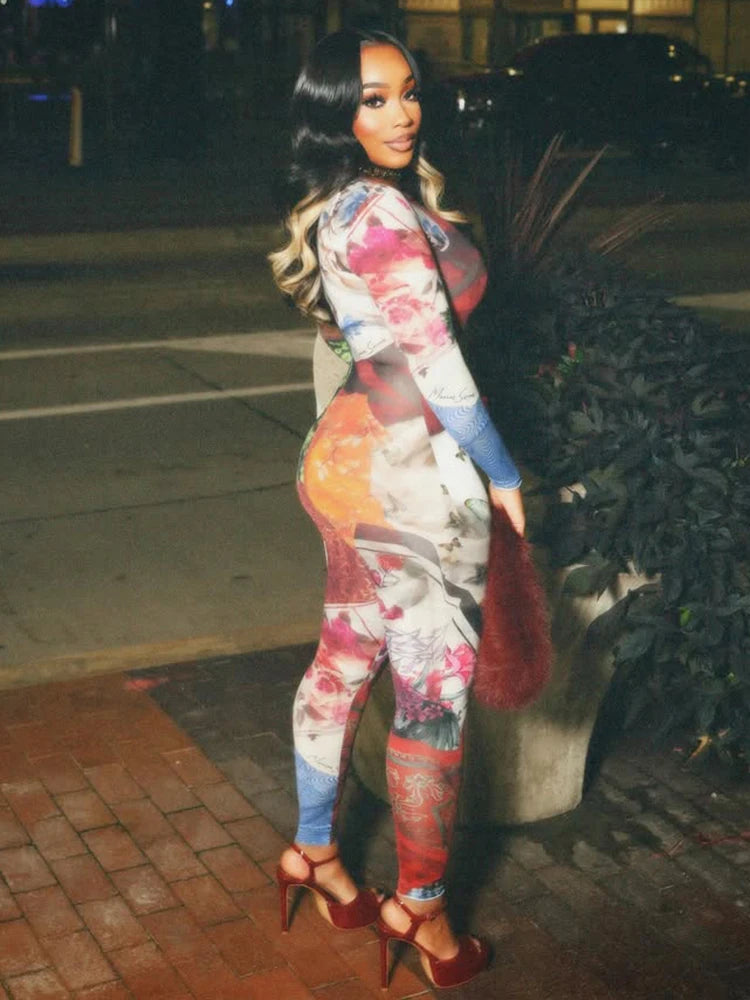 Sisterlinda Full Sleeve Sexy Fashion Overalls