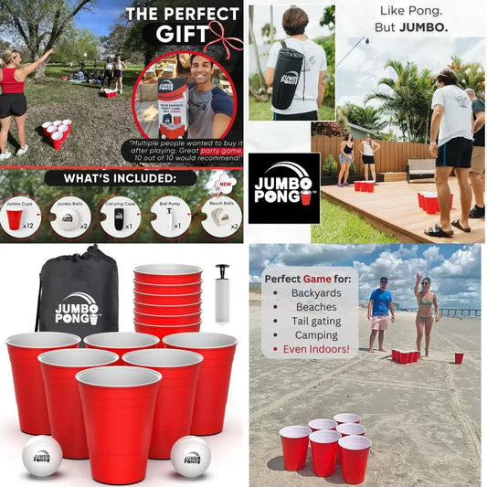 Giant Yard Pong Outdoor Game