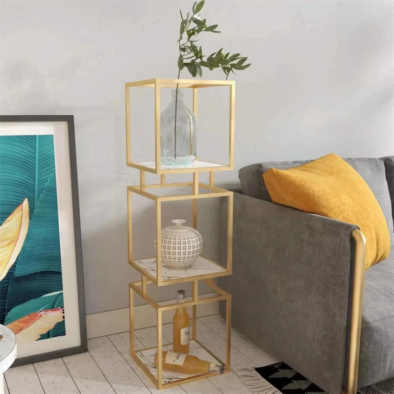 Nordic Iron Storage Rack Room Organizer Furniture