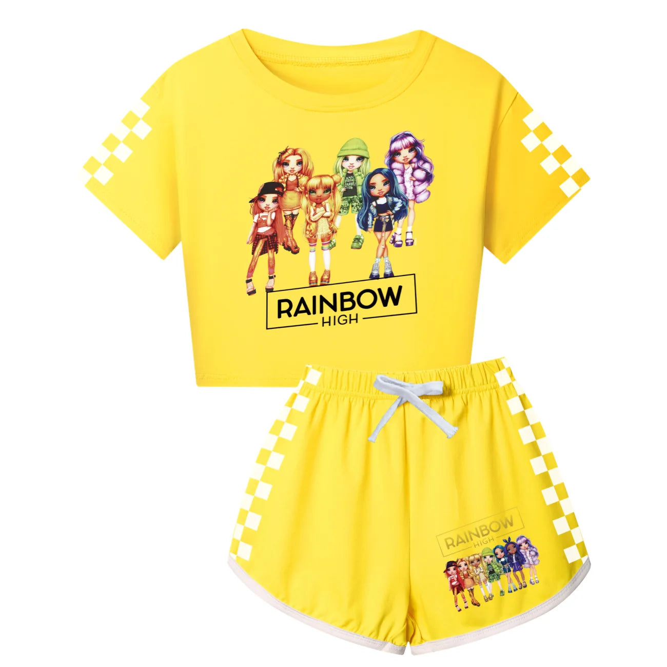 Rainbow High Clothing T shirt + Shorts 2-Piece Set