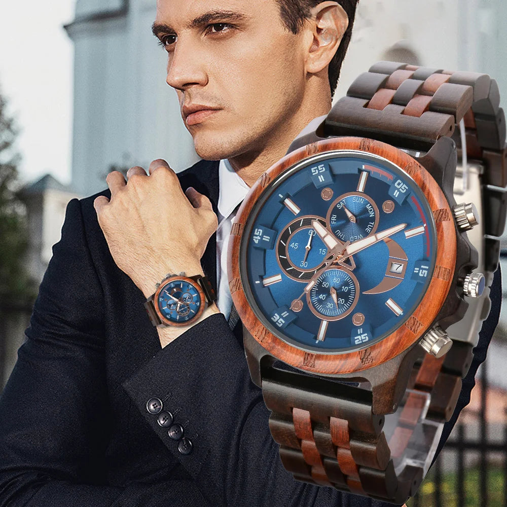 Mens Wooden Wrist Watches