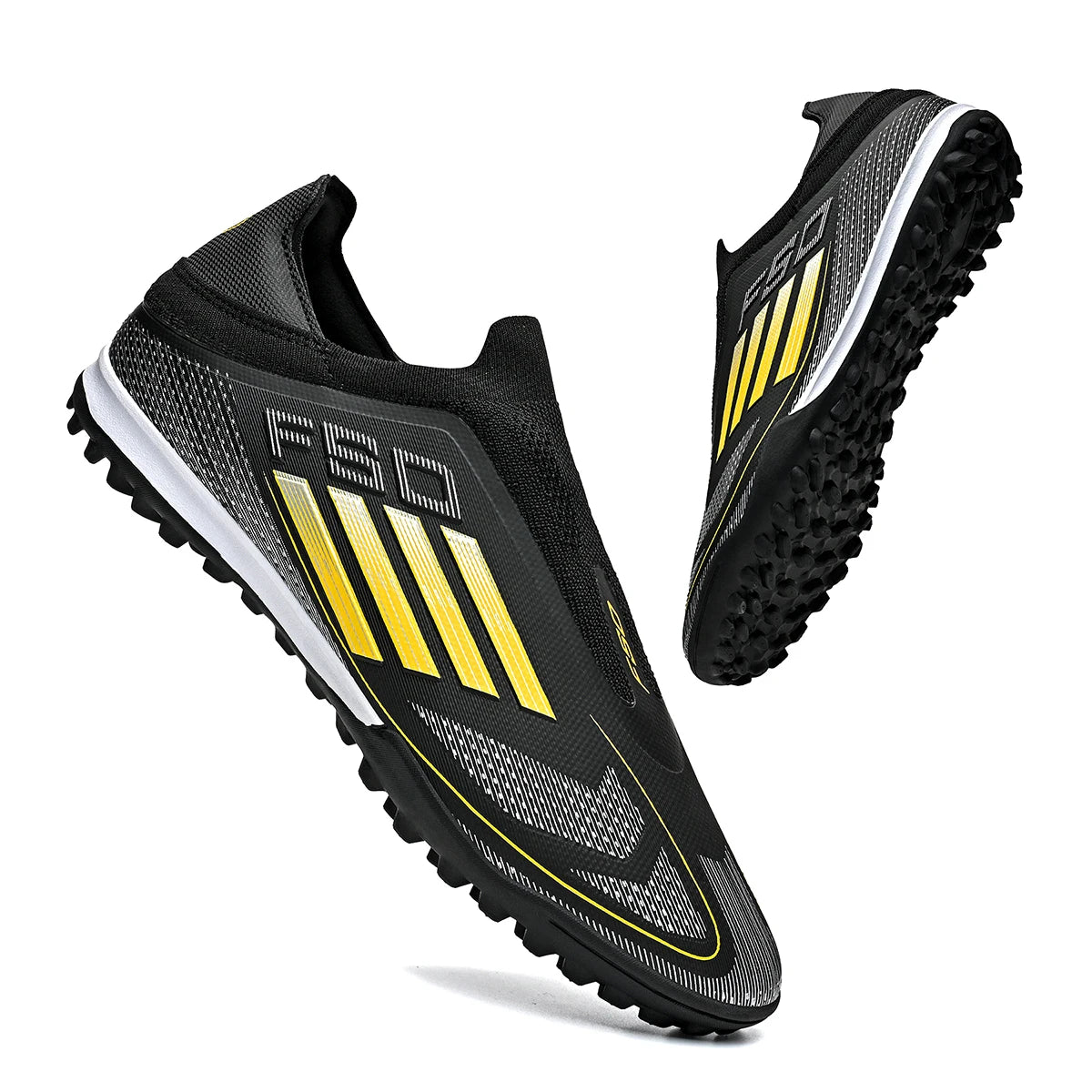 Men Soccer Shoes Breathable Long Spikes Cleats