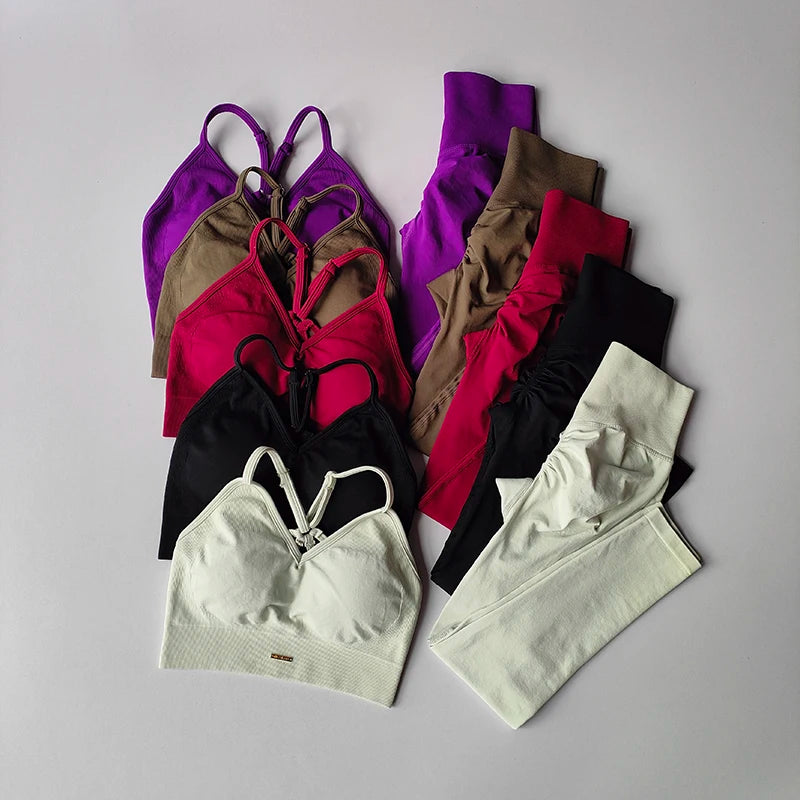 Seamless Hip Lifting Fitness Set Women's