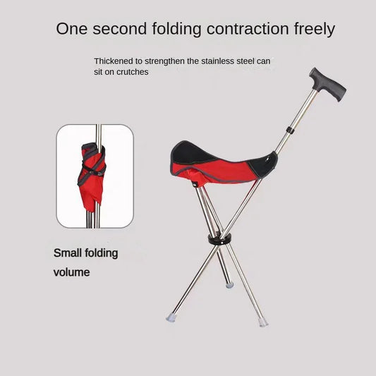 Beach Chair Retractable Folding Straight Cane
