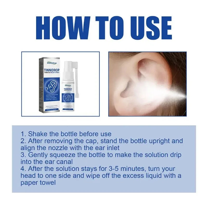 Ear Wax Remover Spray Soften Earwax Clean Canal Blockage