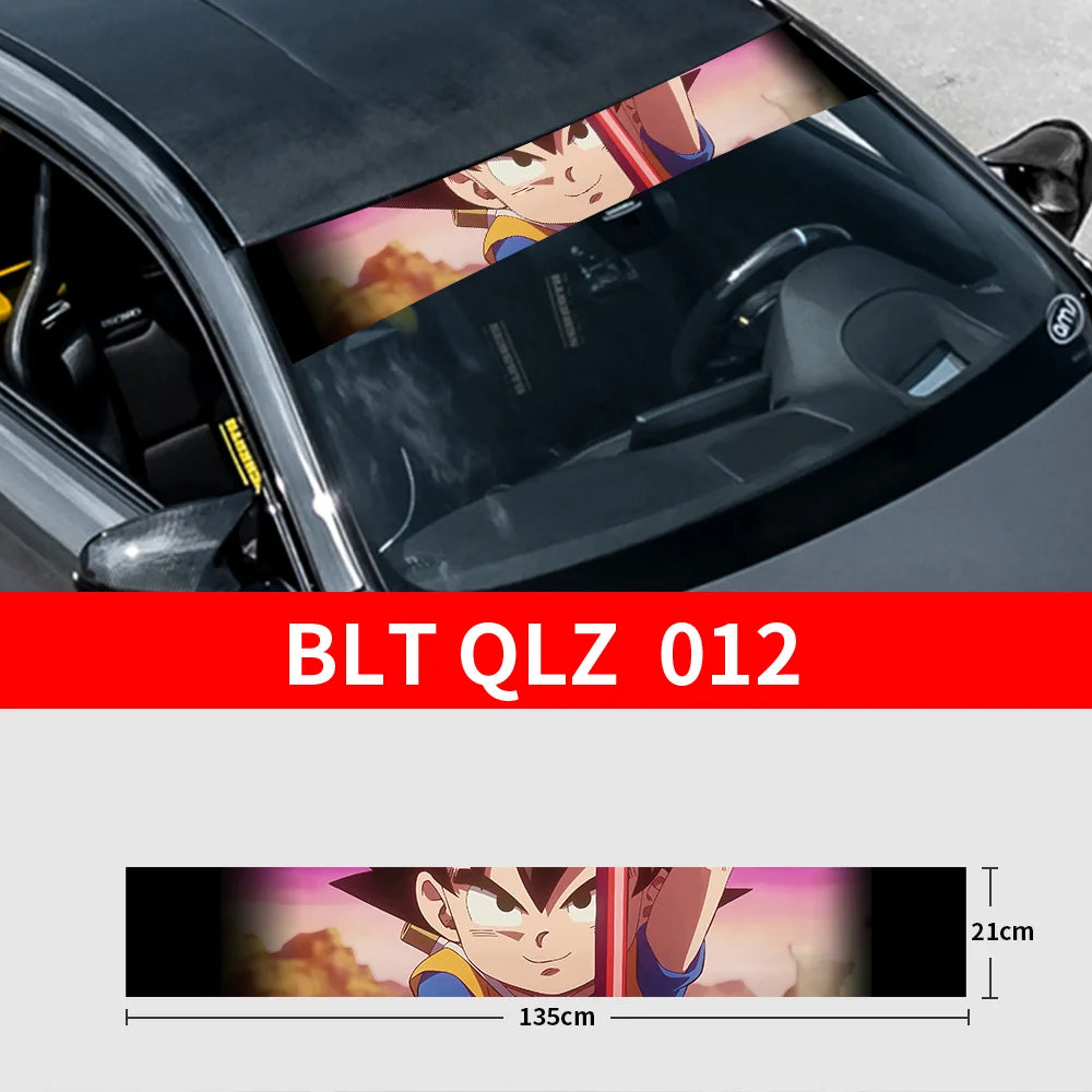 GOKU Front and Rear Decorative Sunshade Decals