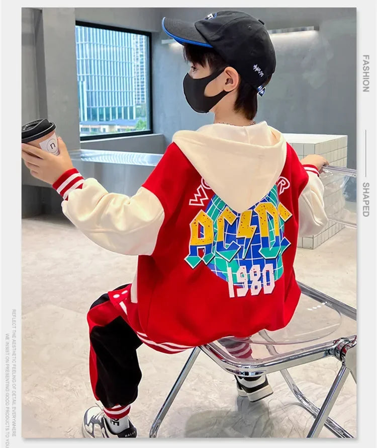 Winter Autumn Boys Hoodie Tracksuit