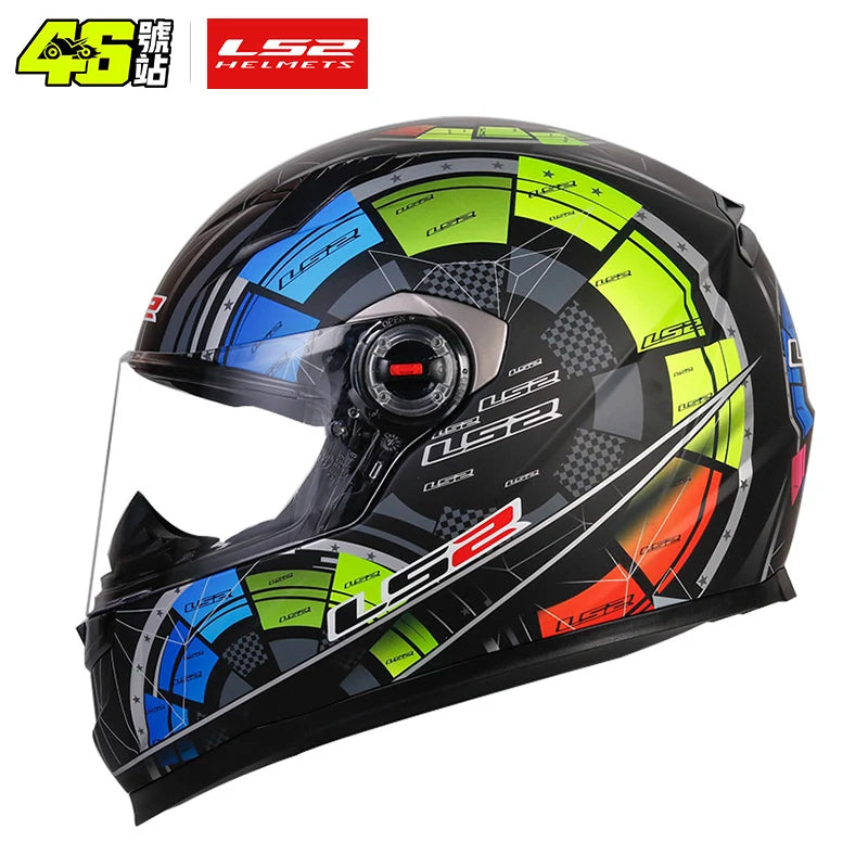 LS2 Full Face Capacete Masculino