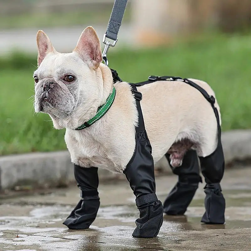 Anti-Dirty Waterproof Snow Boot Shoes Pet Pants