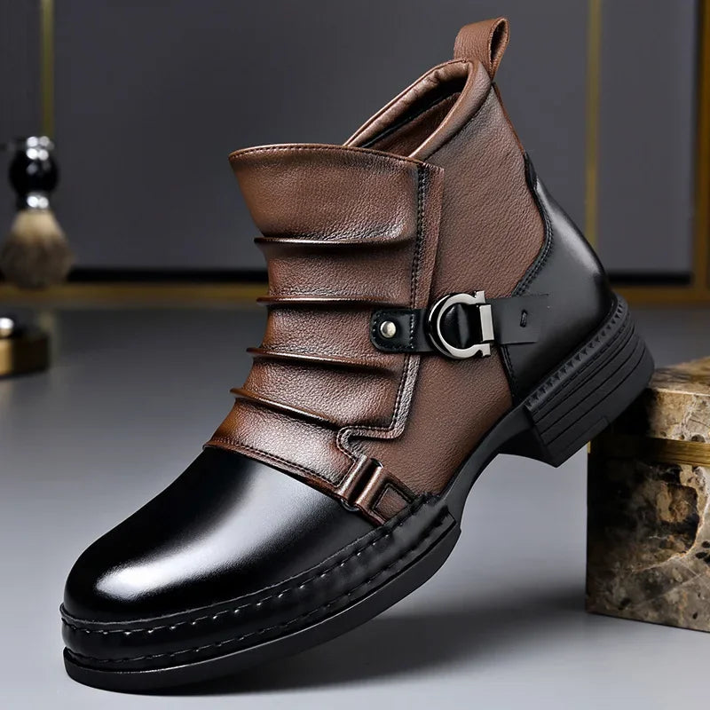 Fashion Casual Zipper Motorcycle Boots New Design