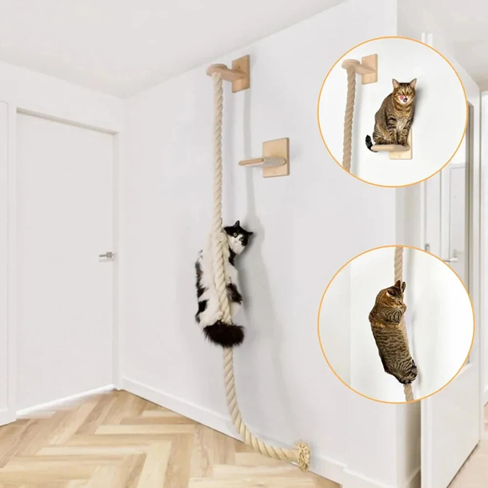 Wall-Mounted Climbing Shelves Cat Furniture