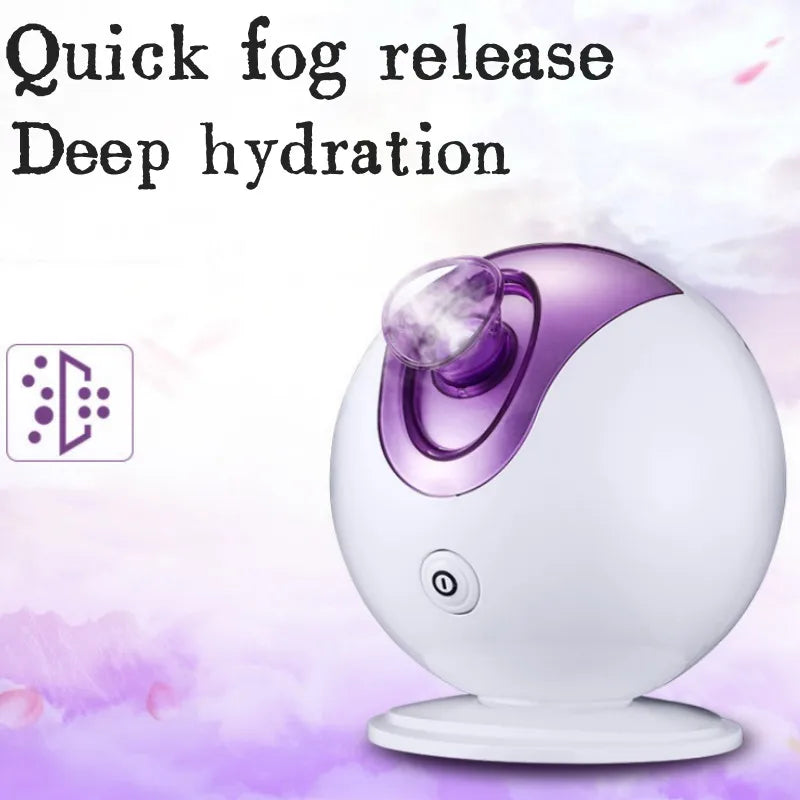 Facial steam engine for facial hydrotherapy