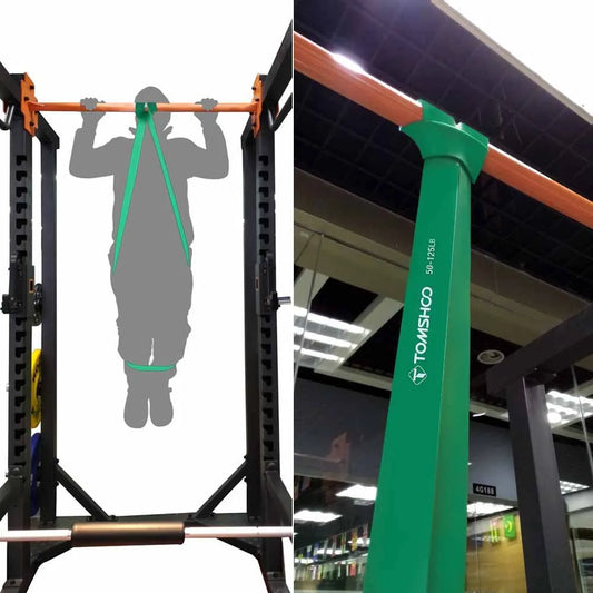 5 Packs Pull Up Assist Bands with Door Anchor and Handles