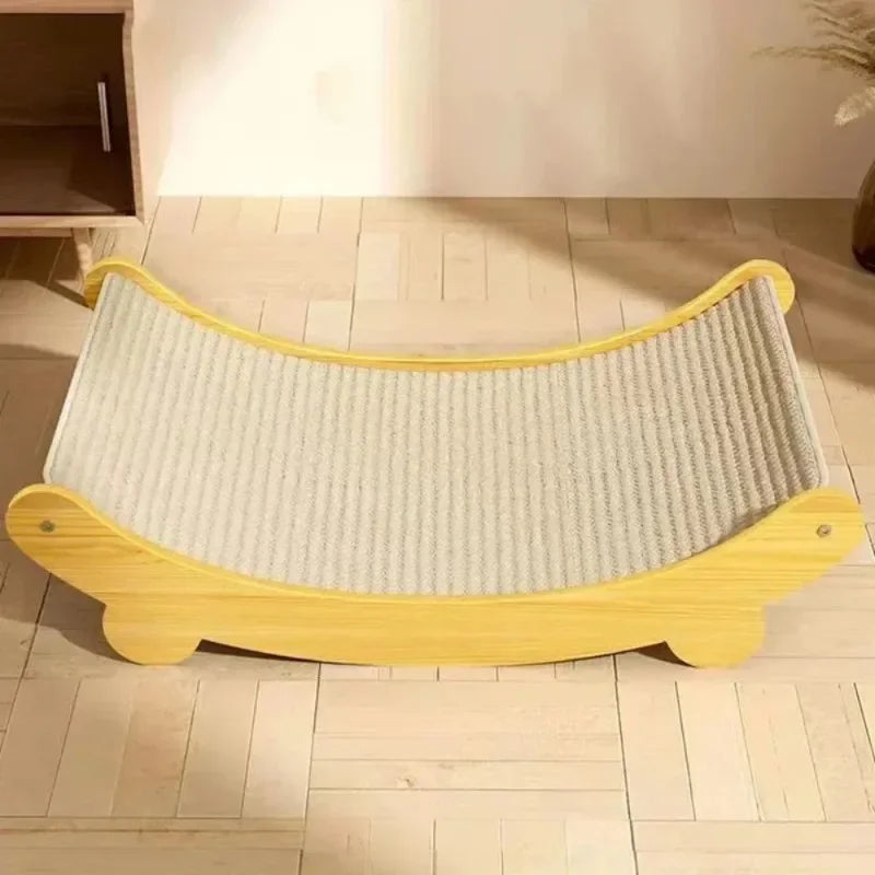 Wooden Scratching Bed Detachable Wear-Resistant Scratch Board