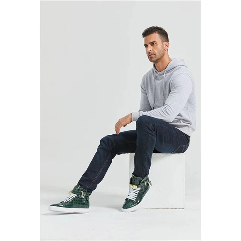 Genuine Natural Leather High Quality Sneakers
