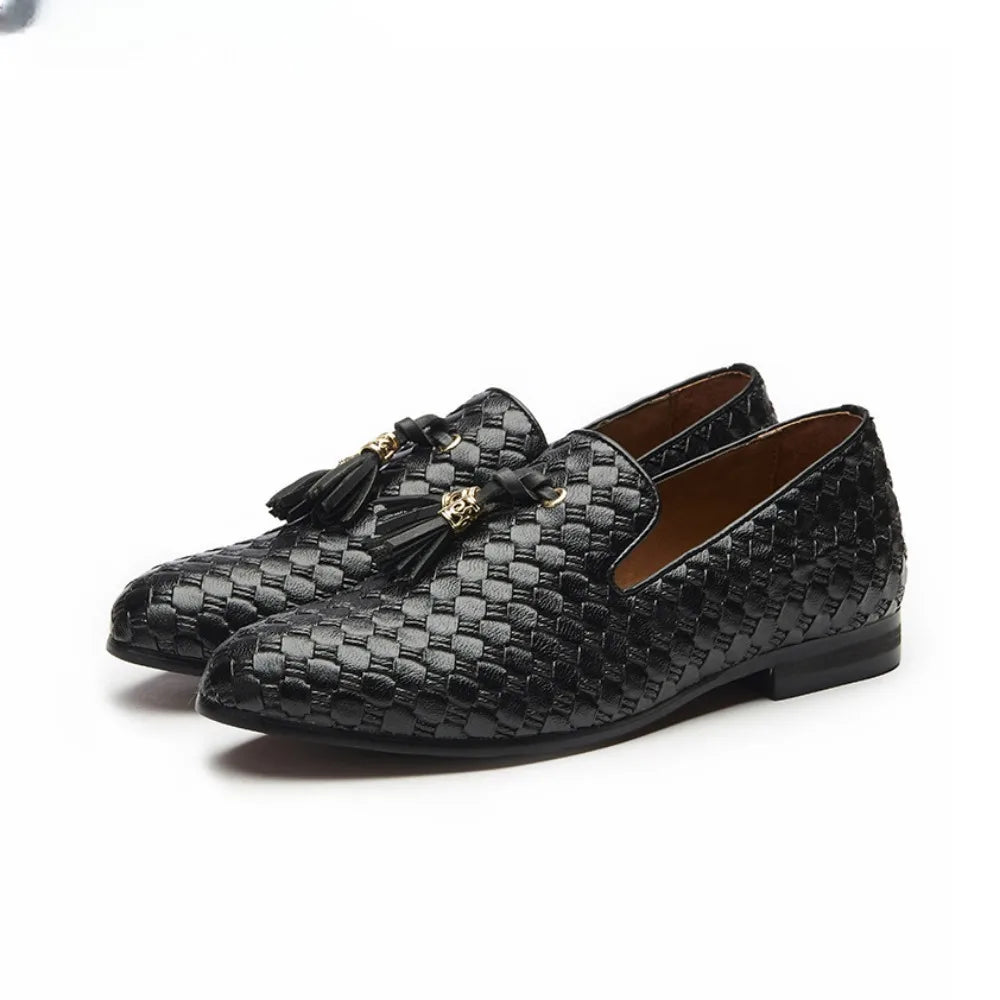 Men Formal Loafers Tassel Style Casual Moccasins Shoes