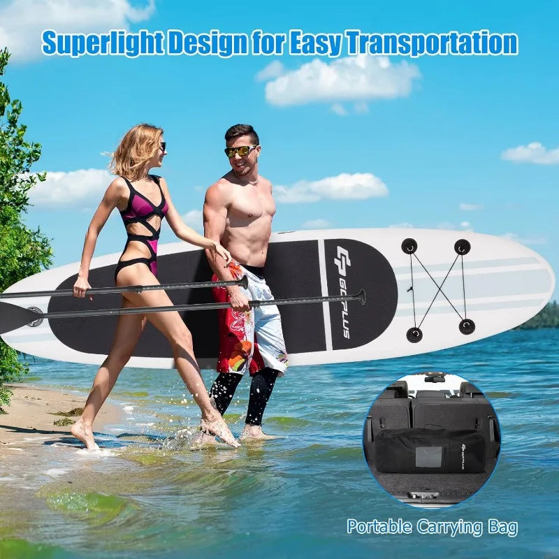 Goplus Inflatable Stand up Paddle Board Surfboard