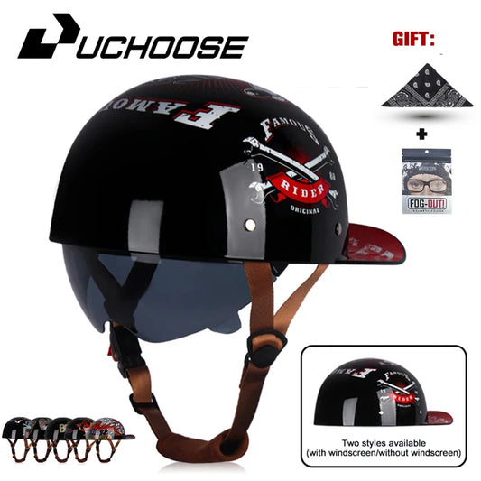DS Baseball Cap Retro Helmet Vintage Open Face