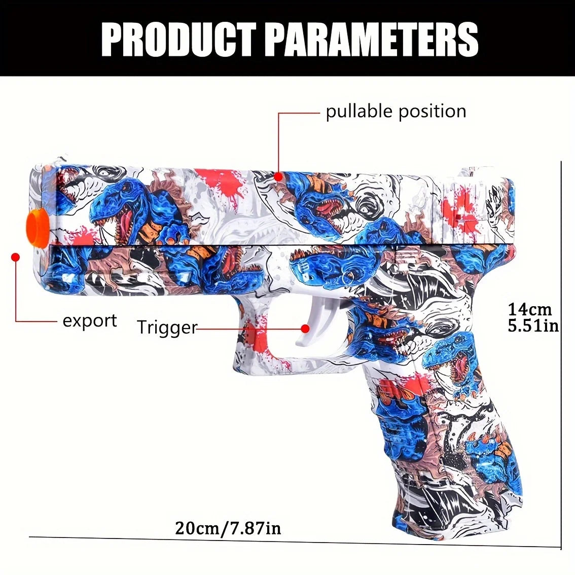 Shooting Toy Gel Ball Blaster