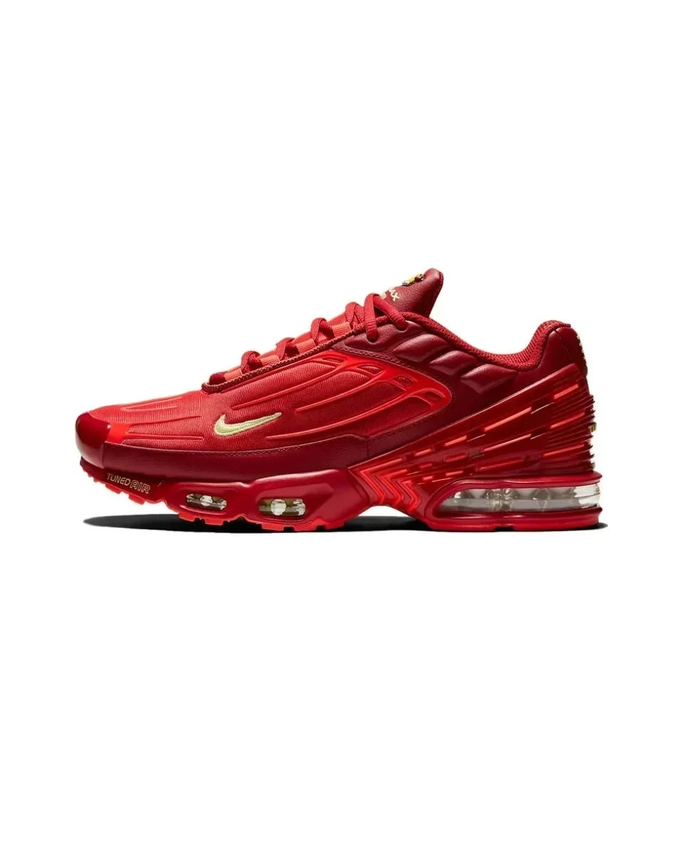 Nike Air Max Plus TN 3 Red Air Cushion Running Shoes